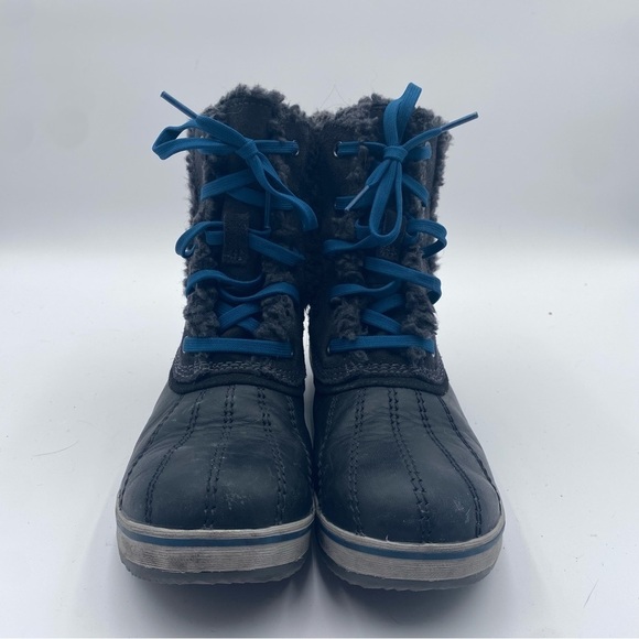 L.L. Bean Women’s 8 Rangeley Pac Gray Blue Winter Ankle Boot - Picture 3 of 5